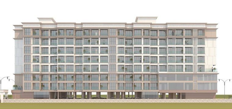 Exterior View, spm-midtown 2 Bedroom 980 Sq.Ft. Apartment In Shirgaon Thane 10021631