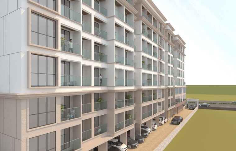 Exterior View, spm-midtown 2 Bedroom 980 Sq.Ft. Apartment In Shirgaon Thane 10021631