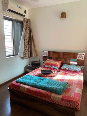 Bedroom in 3 BHK Apartment at Bhimjyani Verraton, Manpada – for Rent