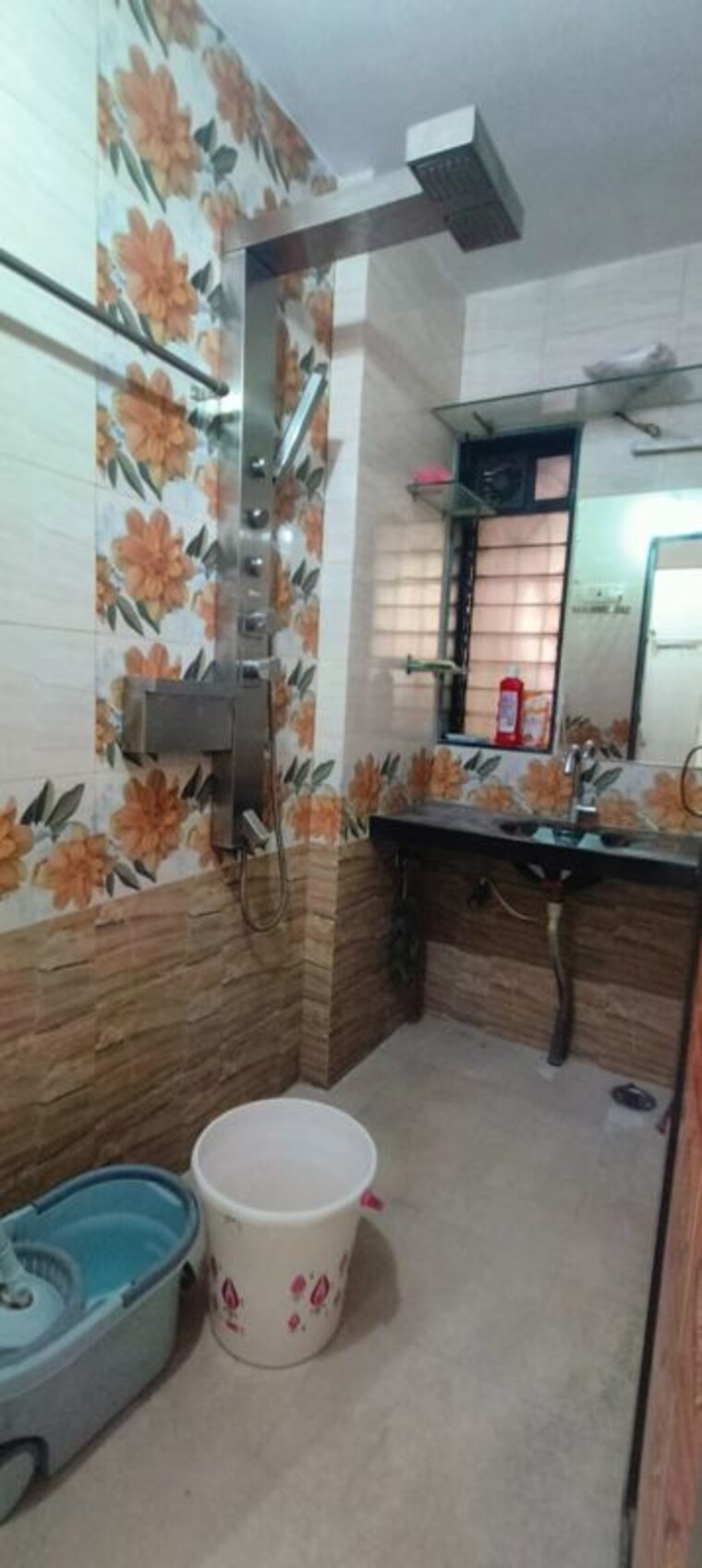 Bathroom, ghodbunder road 1 Bedroom 600 Sq.Ft. Apartment In Ghodbunder Road Thane 10021671