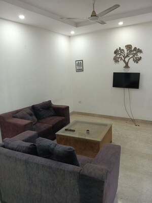 Living Room in 3 BHK Builder Floor at Sector 52 – for Rent