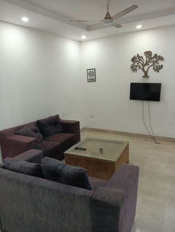 Living Room in 3 BHK Builder Floor at Sector 52 – for Rent