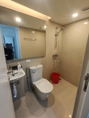 Master Bedroom in 1 BHK Apartment at Hiranandani Estate Solitaire C, Ghodbunder Road – for Rent