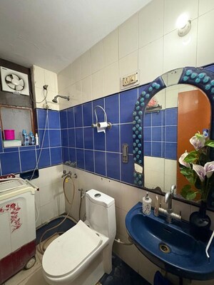 Washroom in 2 BHK Apartment at Maple Heights, Sector 43 – for Rent