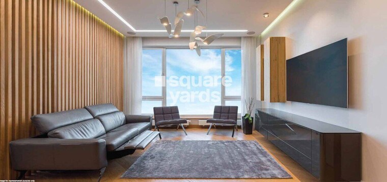 Living Room, nahar-amaryllis-towers-and-plaza 1 Bedroom 392 Sq.Ft. Apartment In Chandivali Mumbai 10021910