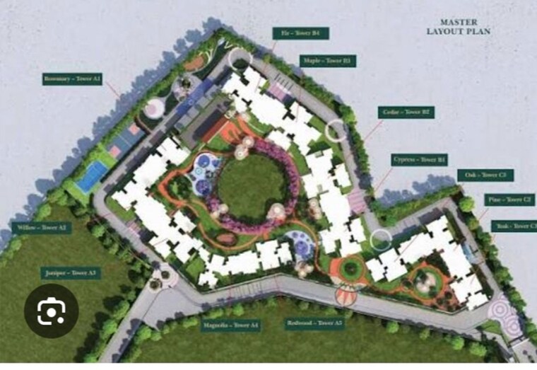 Master Plan, runwal-the-central-park 3 Bedroom 1938 Sq.Ft. Apartment In Chinchwad Pune 10022053