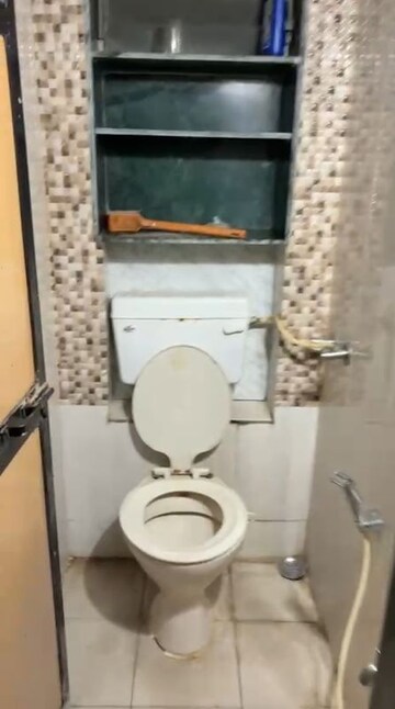 Bathroom in 1 RK Apartment at God Gifts Building, Lower Parel – for Rent