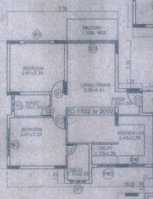 2 BHK Apartment – Map Location View at Kolte Patil iTowers Exente, Electronic City Phase I - for Sale