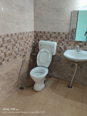 Bathroom in 2 BHK Apartment at UPAVP Vrindavan Yojana, Vrindavan Yojna – for Rent