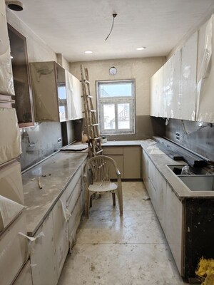 Kitchen in 3 BHK Builder Floor at Mahendru Enclave – for Sale