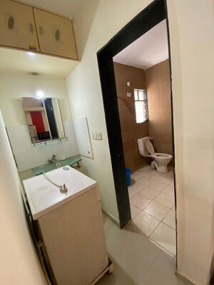 Bathroom in 2.5 BHK Apartment at Nanded – for Rent