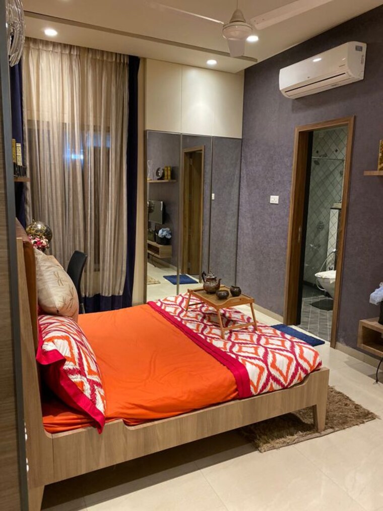 Bedroom, arv-new-town 2 Bedroom 680 Sq.Ft. Apartment In Pisoli Pune 10021361