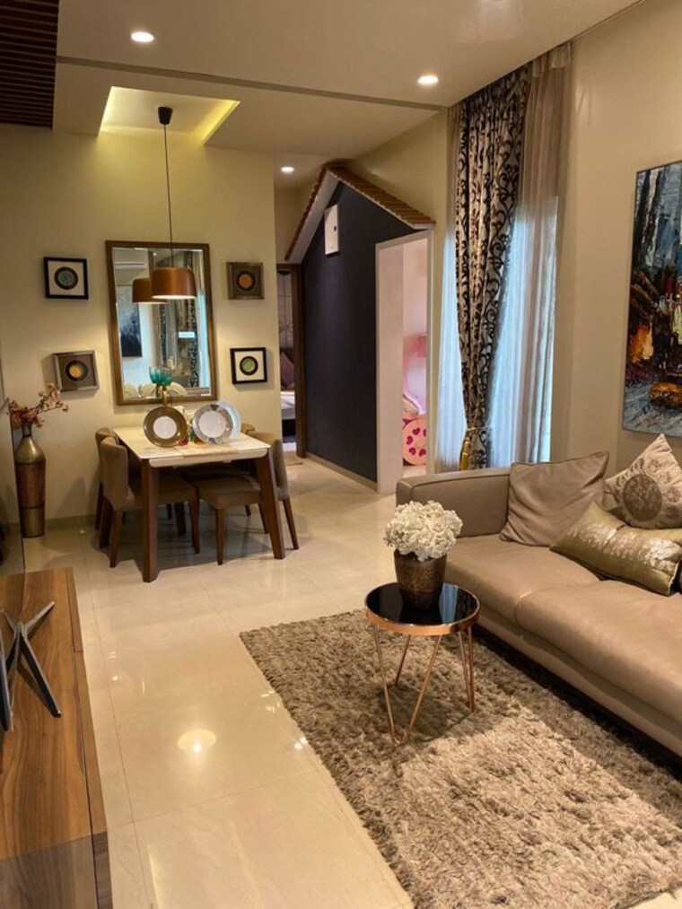 Living Room, arv-new-town 2 Bedroom 680 Sq.Ft. Apartment In Pisoli Pune 10021361