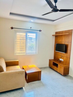 Living Room in 1 BHK Builder Floor at Btm Layout – for Rent