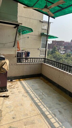 Balcony in 3 BHK Apartment at Dwarka – for Rent