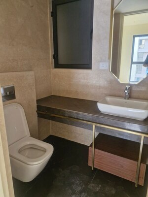 Bathroom in 3 BHK Apartment at Lodha Sterling, Kolshet Road – for Rent