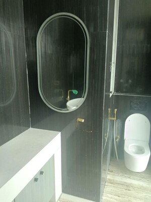 Bathroom in 4 BHK Apartment at Ahuja Towers, Prabhadevi – for Rent