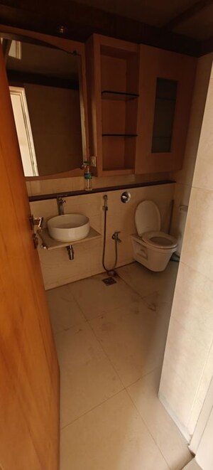 Bathroom in 4 BHK Apartment at Tata Petit Towers, Peddar Road – for Rent