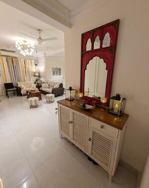 Living Room in 3 BHK Apartment at Unitech The Close North, Sector 50 – for Rent