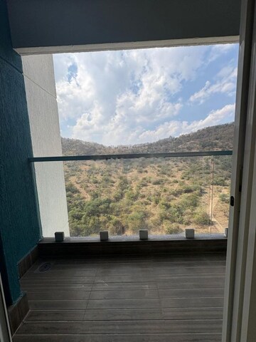 Balcony in 2 BHK Apartment at Megapolis Serenity, Hinjewadi – for Rent
