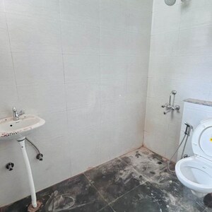 Bathroom in 3 BHK Apartment at Panchshil Avant Garde, Friends Colony – for Rent