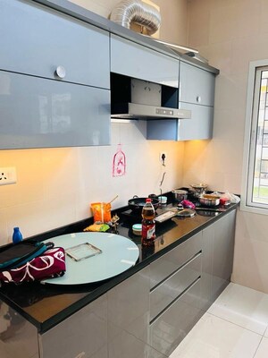 Kitchen in 2 BHK Apartment at Sobha Dream Acres, Panathur – for Rent