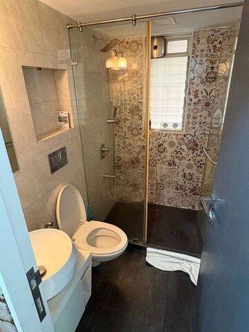 Bathroom in 2 BHK Apartment at Khar West – for Rent