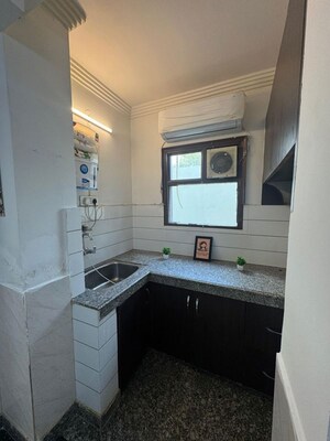 Kitchen in 1 BHK Builder Floor at RWA Residential Society Sector 46, Sector 46 – for Rent