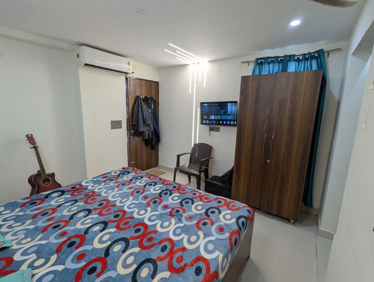 Bedroom, dlf-independent-floors 1 RK 300 Sq.Ft. Builder Floor In Dlf City Phase 3 Gurgaon 10023494