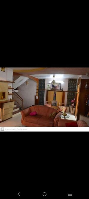 Living Room in 4 BHK Villa at Goyal Titanium One , Bodakdev – for Rent