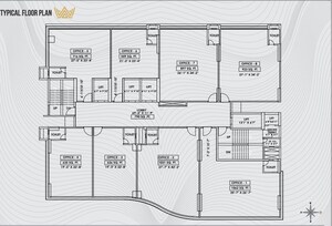 Floor Plan in  Office Space at Webtech The Wave, Bandra West – for Sale