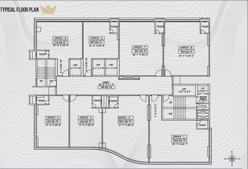 Floor Plan in  Office Space at Webtech The Wave, Bandra West – for Sale