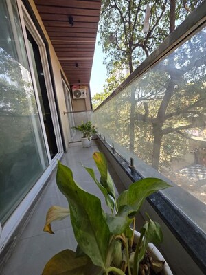 Balcony in 1 RK Builder Floor at Ambience Mall, Sector 24 – for Rent