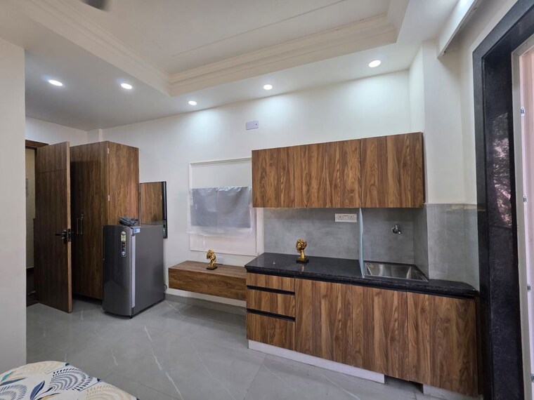 Living Room, ambience-mall 1 RK 250 Sq.Ft. Builder Floor In Sector 24 Gurgaon 10023969