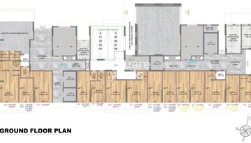 Floor Plan in 2 BHK Apartment at Haware Amara, Vikhroli East – for Rent