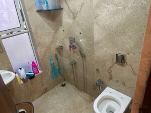 Bathroom in 4 BHK Apartment at The Baya Central, Lower Parel – for Rent