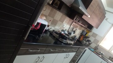 Kitchen in 4 BHK Apartment at Antriksh Sanskriti Apartment, Indrapuram – for Rent