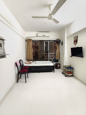 Living Room in 1 BHK Apartment at Om CHS Kandivali, Kandivali West – for Rent