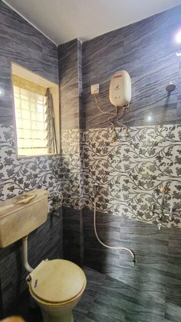 Bathroom in 2 BHK Apartment at Akashganga Complex Kavesar, Kavesar – for Rent