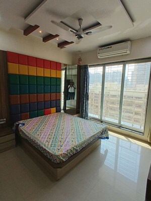 Bedroom in 2 BHK Apartment at Lokhandwala Octacrest, Kandivali East – for Rent