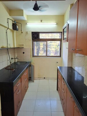 Kitchen in 2 BHK Apartment at Runwal Heights, Mulund West – for Rent