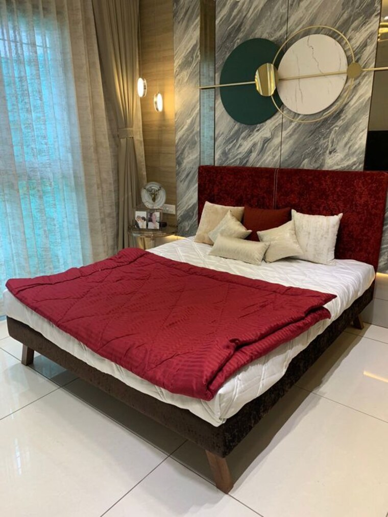 Bedroom, basil-mondale 3 Bedroom 1373 Sq.Ft. Apartment In Mundhwa Pune 10024082