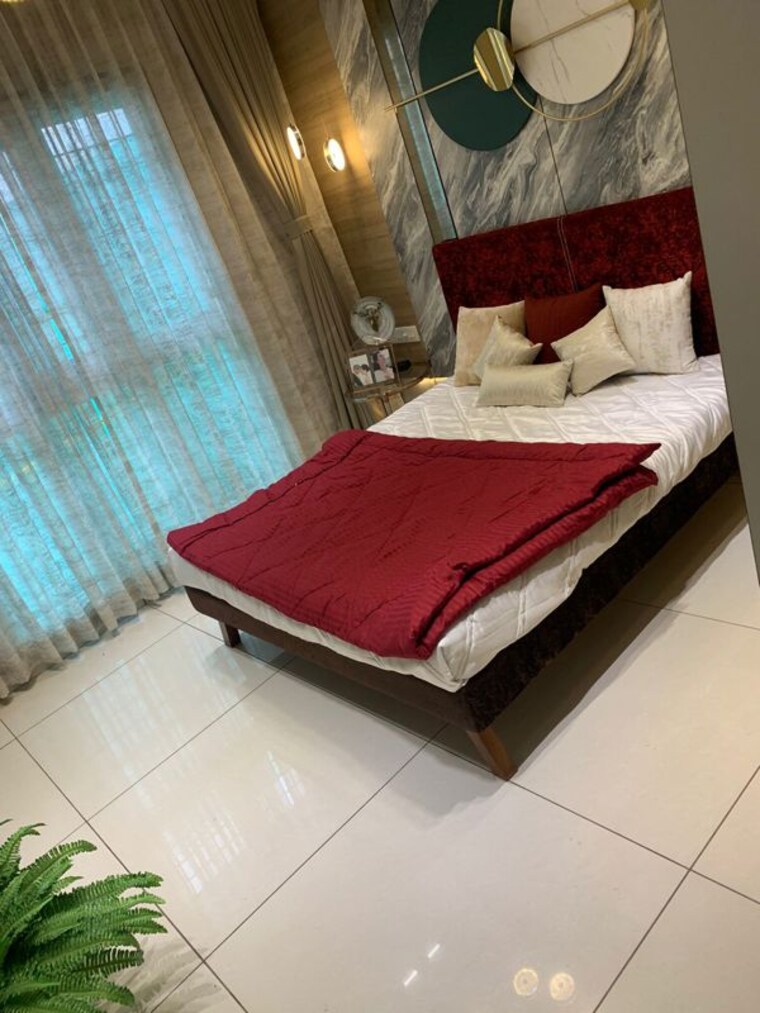 Bedroom, basil-mondale 3 Bedroom 1373 Sq.Ft. Apartment In Mundhwa Pune 10024082