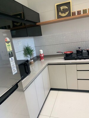 Kitchen in 3 BHK Apartment at Basil Mondale, Mundhwa – for Sale