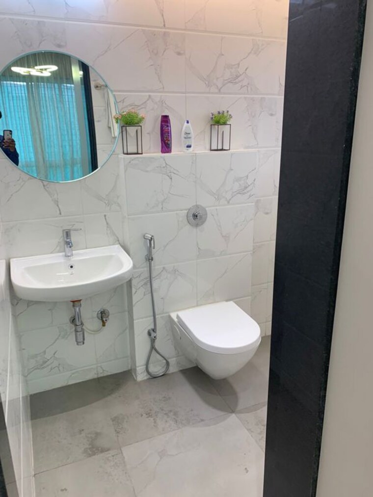 Bathroom, basil-mondale 3 Bedroom 1373 Sq.Ft. Apartment In Mundhwa Pune 10024082