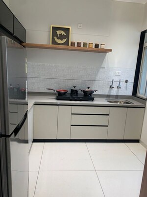 Kitchen in 3 BHK Apartment at Basil Mondale, Mundhwa – for Sale