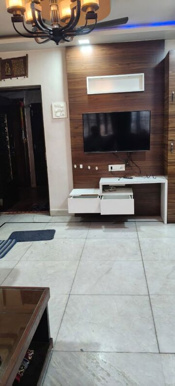 Living Room in 2 BHK Apartment at Om Balaji Kripa CHS, Nerul Sector 19 – for Rent
