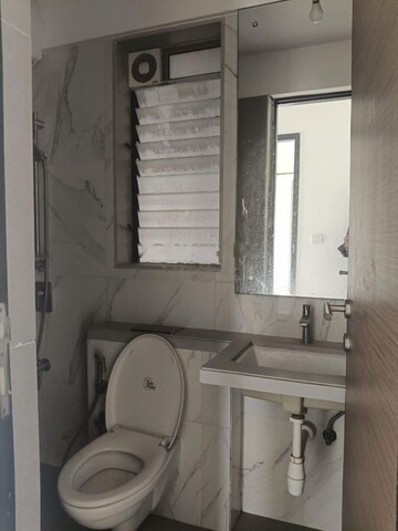Bathroom in 2 BHK Apartment at Adani Ten BKC, Bandra East – for Rent