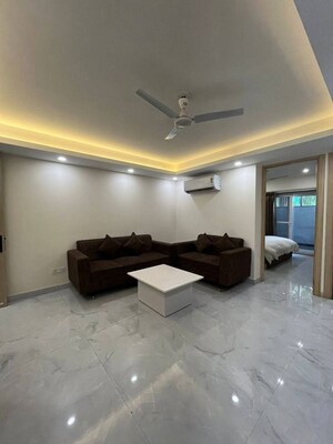 Living Room in 1 BHK Apartment at Saket – for Rent