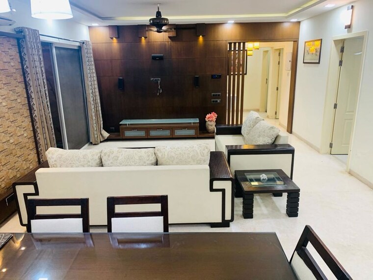 Living Room, kolte-patil-24k-glitterati 4 Bedroom 2406 Sq.Ft. Apartment In Pimple Nilakh Pune 10024498